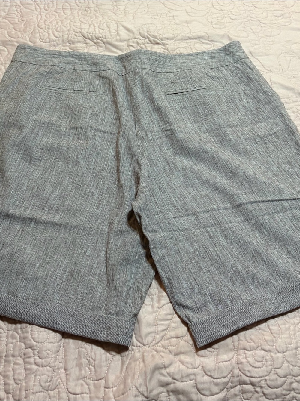 AGB Light Taupe High-Waist Women’s Shorts - Picture 7 of 7